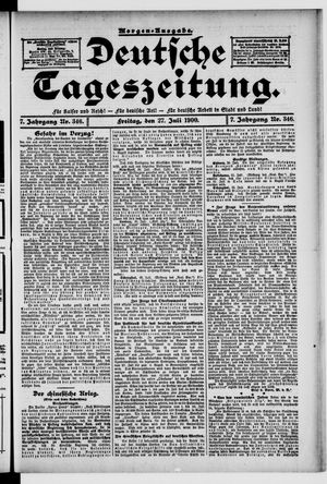 Deutsche Tageszeitung vom 27.07.1900