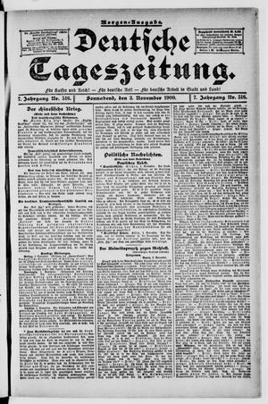 Deutsche Tageszeitung on Nov 3, 1900