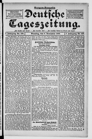 Deutsche Tageszeitung on Nov 6, 1900