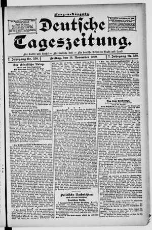 Deutsche Tageszeitung on Nov 16, 1900