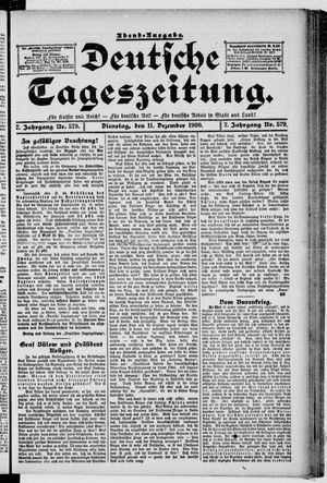 Deutsche Tageszeitung vom 11.12.1900