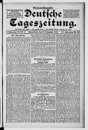 Deutsche Tageszeitung vom 22.12.1900
