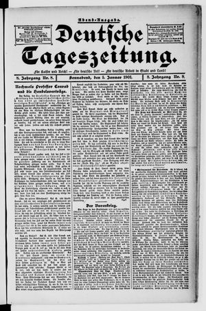 Deutsche Tageszeitung vom 05.01.1901