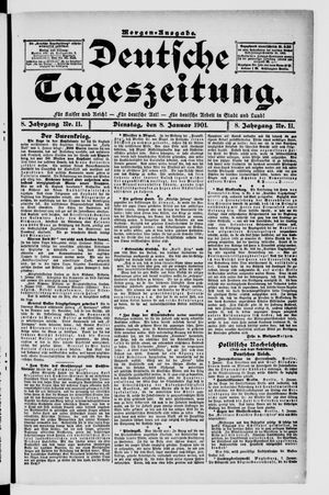 Deutsche Tageszeitung vom 08.01.1901