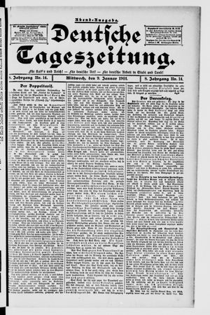 Deutsche Tageszeitung vom 09.01.1901