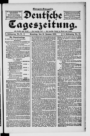 Deutsche Tageszeitung vom 13.01.1901