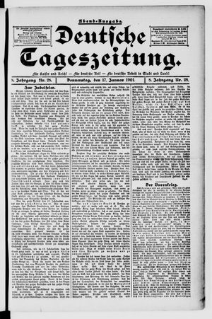 Deutsche Tageszeitung vom 17.01.1901