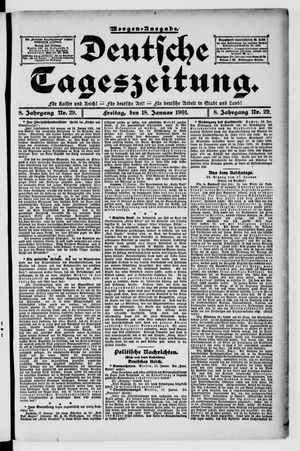 Deutsche Tageszeitung vom 18.01.1901