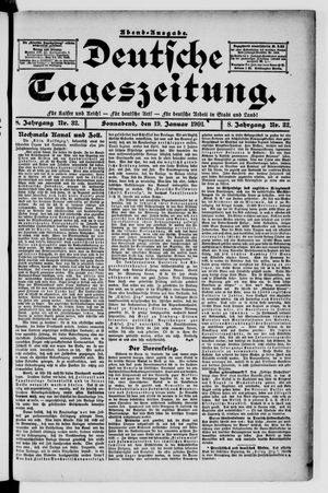 Deutsche Tageszeitung vom 19.01.1901