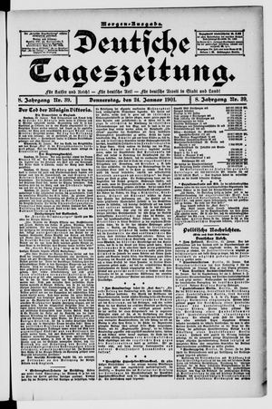 Deutsche Tageszeitung vom 24.01.1901