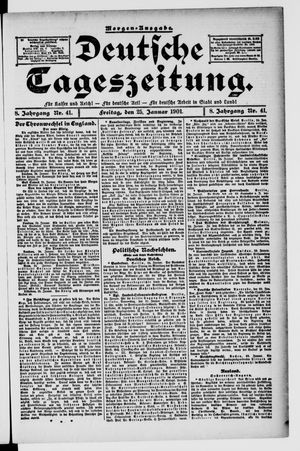 Deutsche Tageszeitung vom 25.01.1901