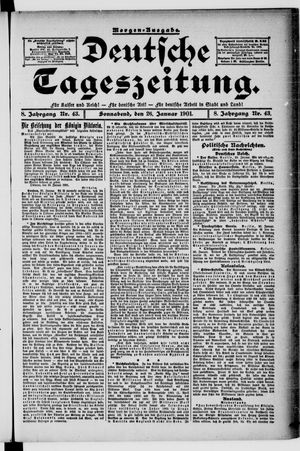 Deutsche Tageszeitung vom 26.01.1901