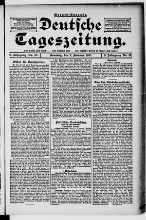 Deutsche Tageszeitung vom 03.02.1901