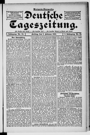 Deutsche Tageszeitung on Feb 8, 1901