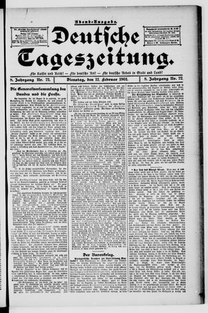 Deutsche Tageszeitung vom 12.02.1901
