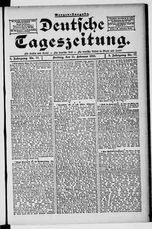 Deutsche Tageszeitung vom 15.02.1901