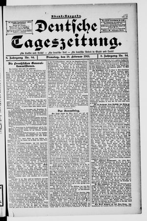Deutsche Tageszeitung vom 19.02.1901