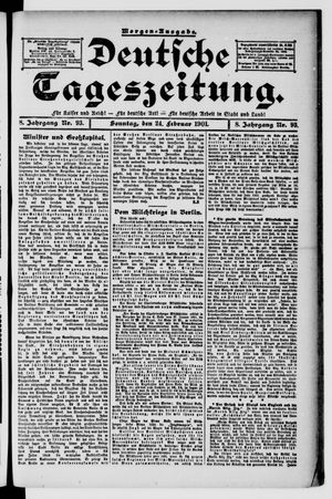 Deutsche Tageszeitung vom 24.02.1901