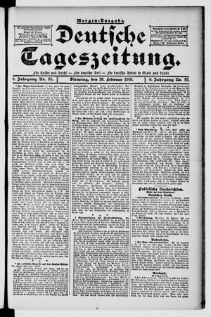 Deutsche Tageszeitung vom 26.02.1901