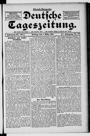 Deutsche Tageszeitung vom 01.03.1901
