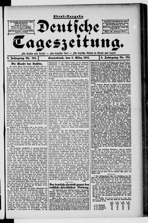 Deutsche Tageszeitung vom 02.03.1901