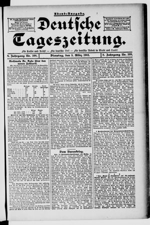 Deutsche Tageszeitung vom 05.03.1901