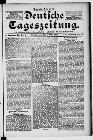 Deutsche Tageszeitung vom 07.03.1901