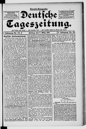 Deutsche Tageszeitung vom 08.03.1901