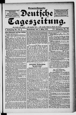 Deutsche Tageszeitung vom 09.03.1901