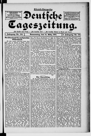 Deutsche Tageszeitung vom 14.03.1901
