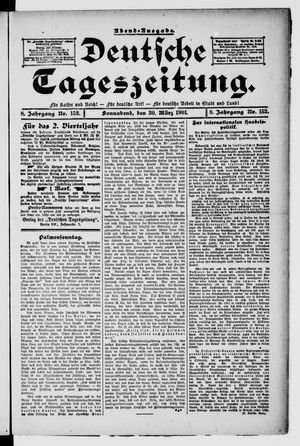 Deutsche Tageszeitung vom 30.03.1901
