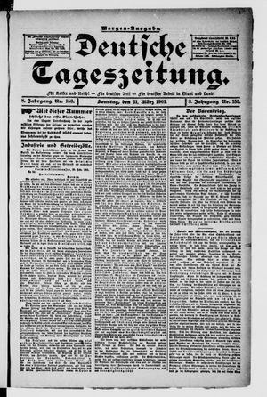 Deutsche Tageszeitung vom 31.03.1901
