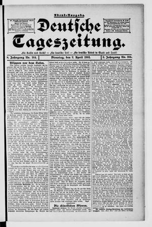 Deutsche Tageszeitung vom 09.04.1901