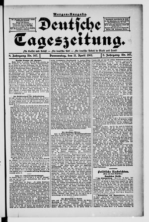 Deutsche Tageszeitung vom 11.04.1901