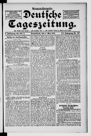 Deutsche Tageszeitung vom 04.05.1901