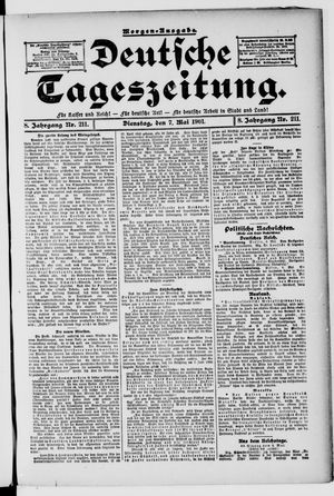 Deutsche Tageszeitung vom 07.05.1901