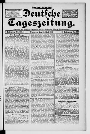 Deutsche Tageszeitung vom 21.05.1901