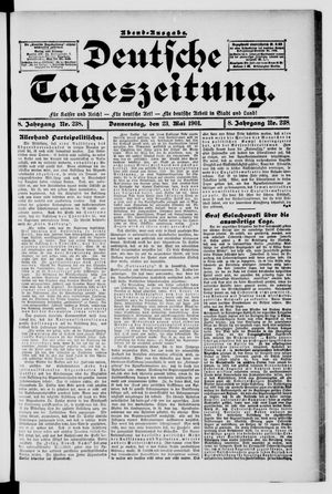 Deutsche Tageszeitung vom 23.05.1901