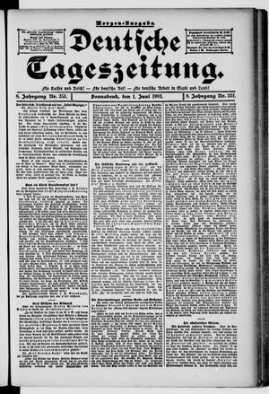 Deutsche Tageszeitung vom 01.06.1901