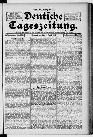 Deutsche Tageszeitung vom 01.06.1901