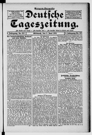 Deutsche Tageszeitung vom 05.06.1901