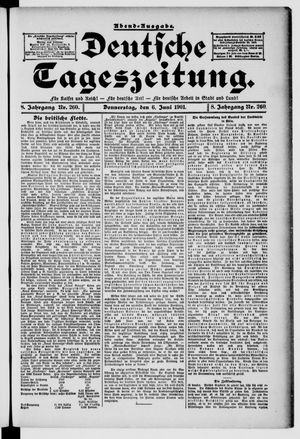 Deutsche Tageszeitung vom 06.06.1901