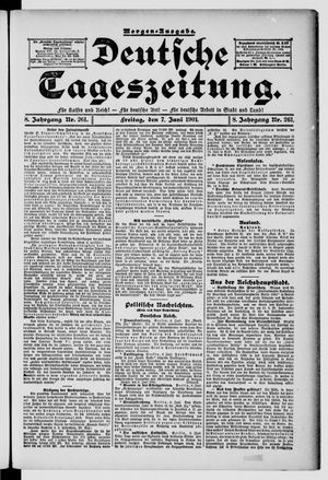Deutsche Tageszeitung vom 07.06.1901