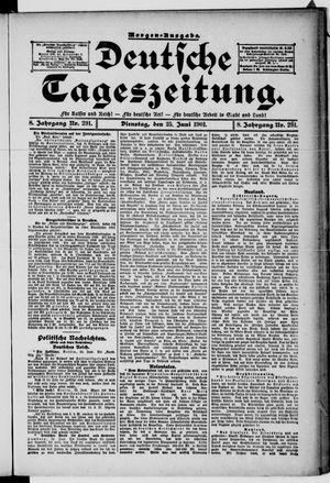 Deutsche Tageszeitung vom 25.06.1901