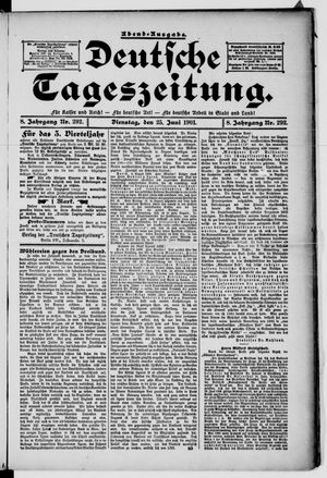 Deutsche Tageszeitung vom 25.06.1901