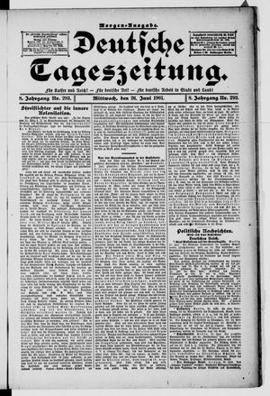 Deutsche Tageszeitung vom 26.06.1901
