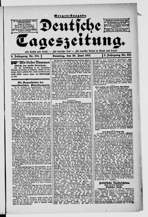 Deutsche Tageszeitung vom 30.06.1901