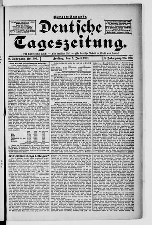 Deutsche Tageszeitung vom 05.07.1901