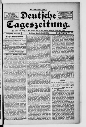Deutsche Tageszeitung vom 05.07.1901