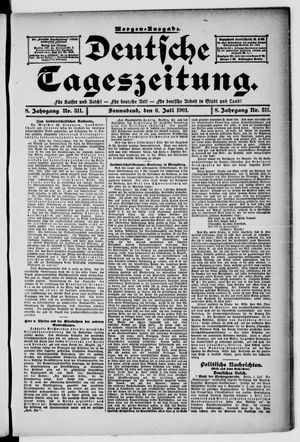 Deutsche Tageszeitung vom 06.07.1901